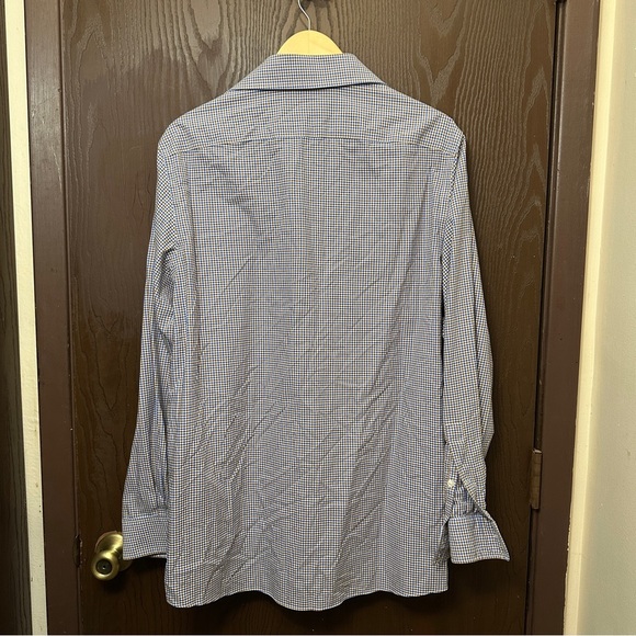 Michael Kors Blue and White Dress Shirt - Picture 2 of 2